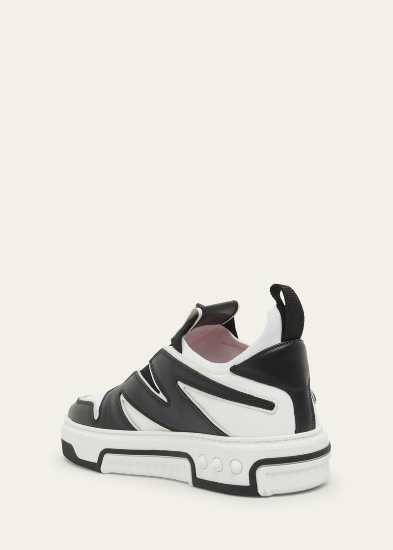 Christian Louboutin Men's Astroflash Mesh and Leather Low-Top Sneakers outlook
