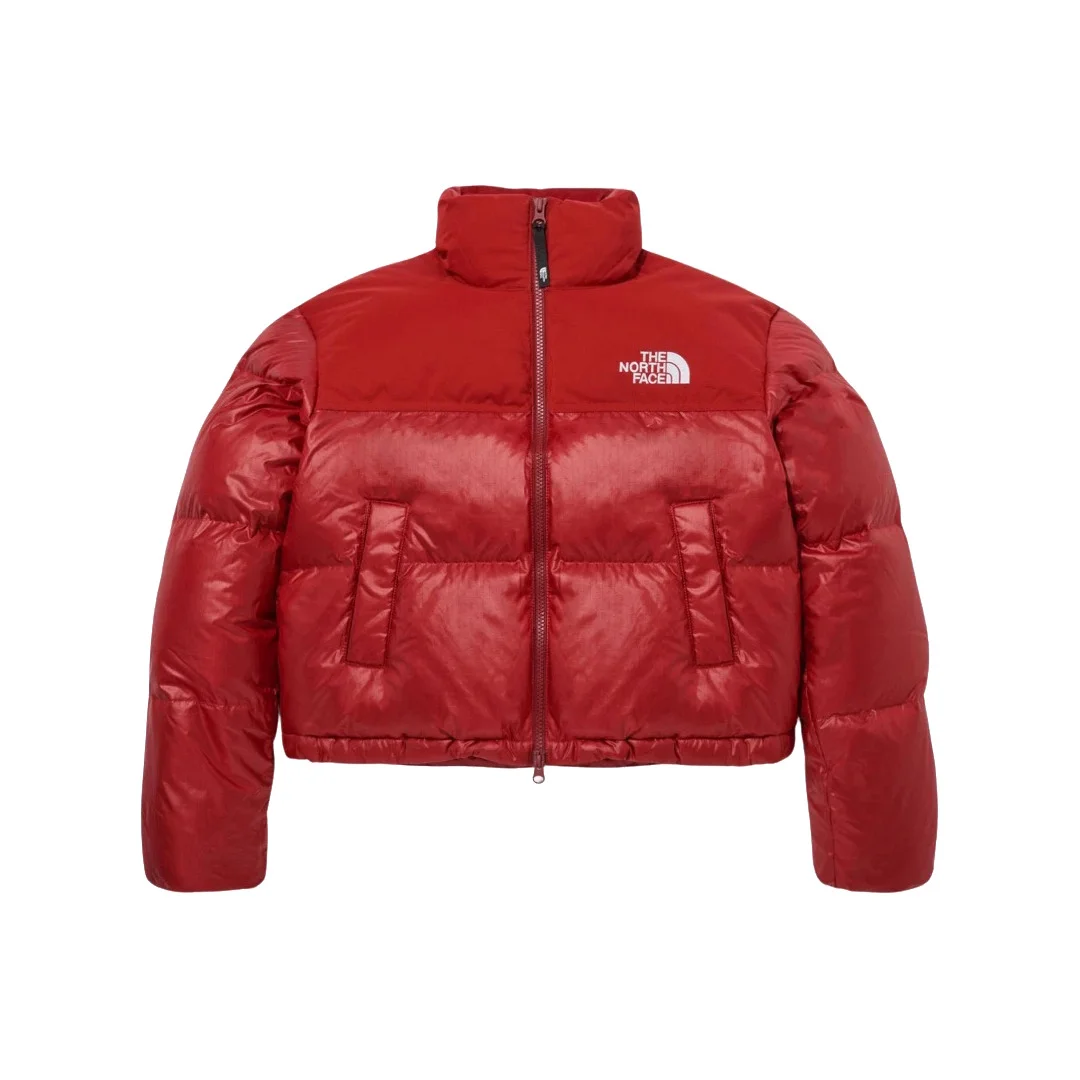 (WMNS) The North Face White Label Novelty Nuptse Down Jacket Asia Sizing 'Dark Red' NJ1DP85M - 1