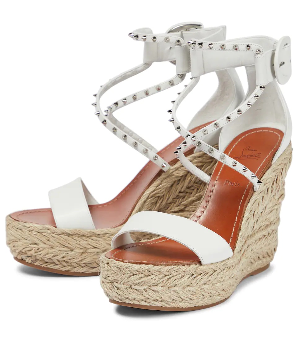 Chocazeppa leather wedge espadrilles - 5