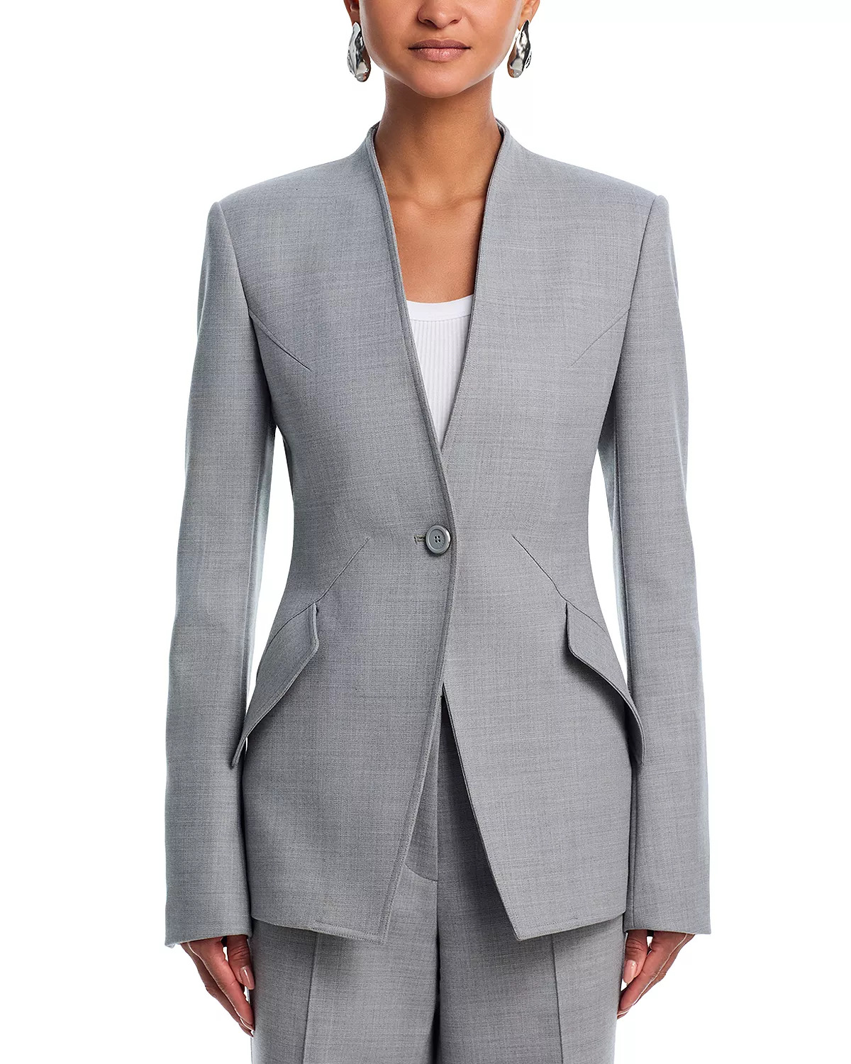 Apex Sculpted Single Button Blazer - 2