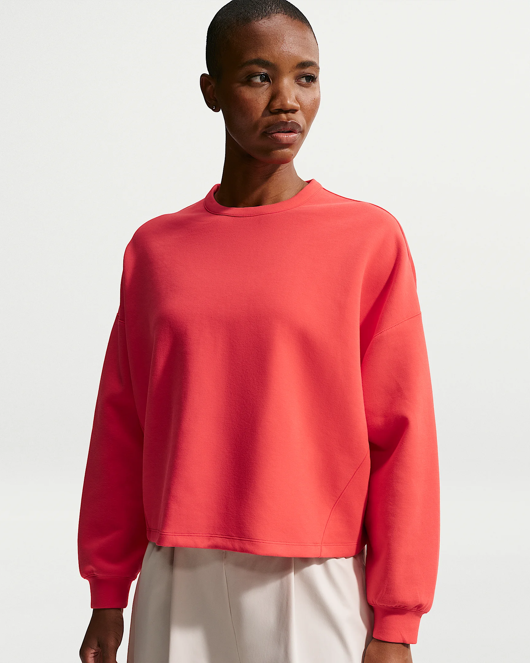 Nike 24.7 ImpossiblySoft Women's Dri-FIT Oversized Crew-Neck Top - 1