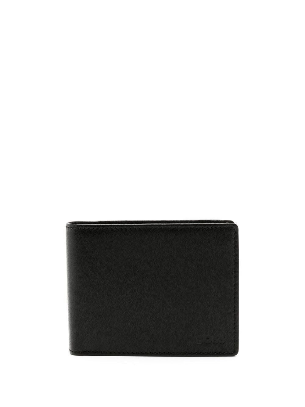 embossed-logo bi-fold wallet - 1