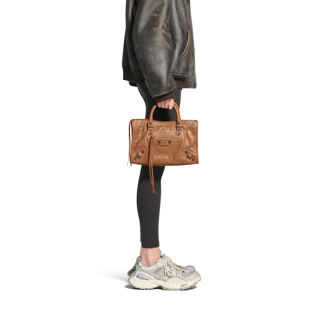 Women's Le City Small Bag  in Camel - 9