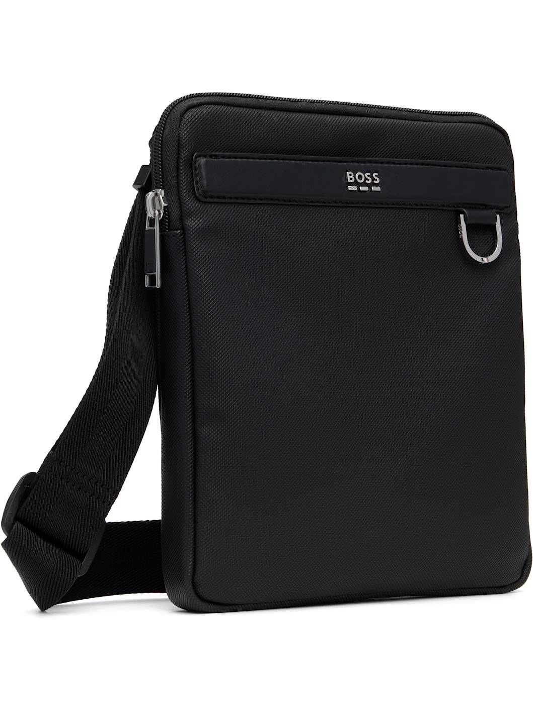 Black Smooth & Structured Reporter Bag - 2