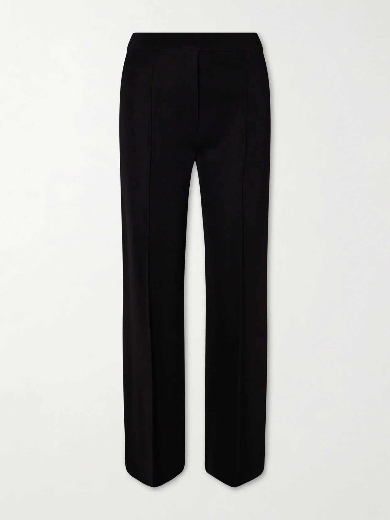 Evie Pleated Knitted Wide-leg Pants - 1