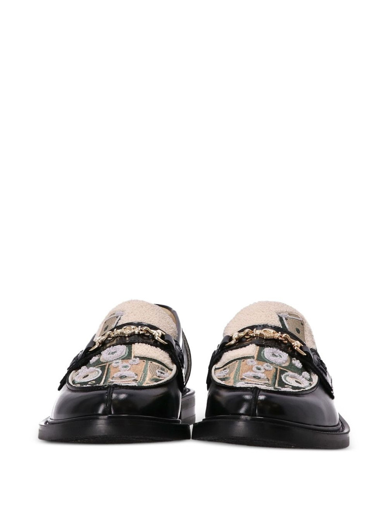leather patterned loafers 4