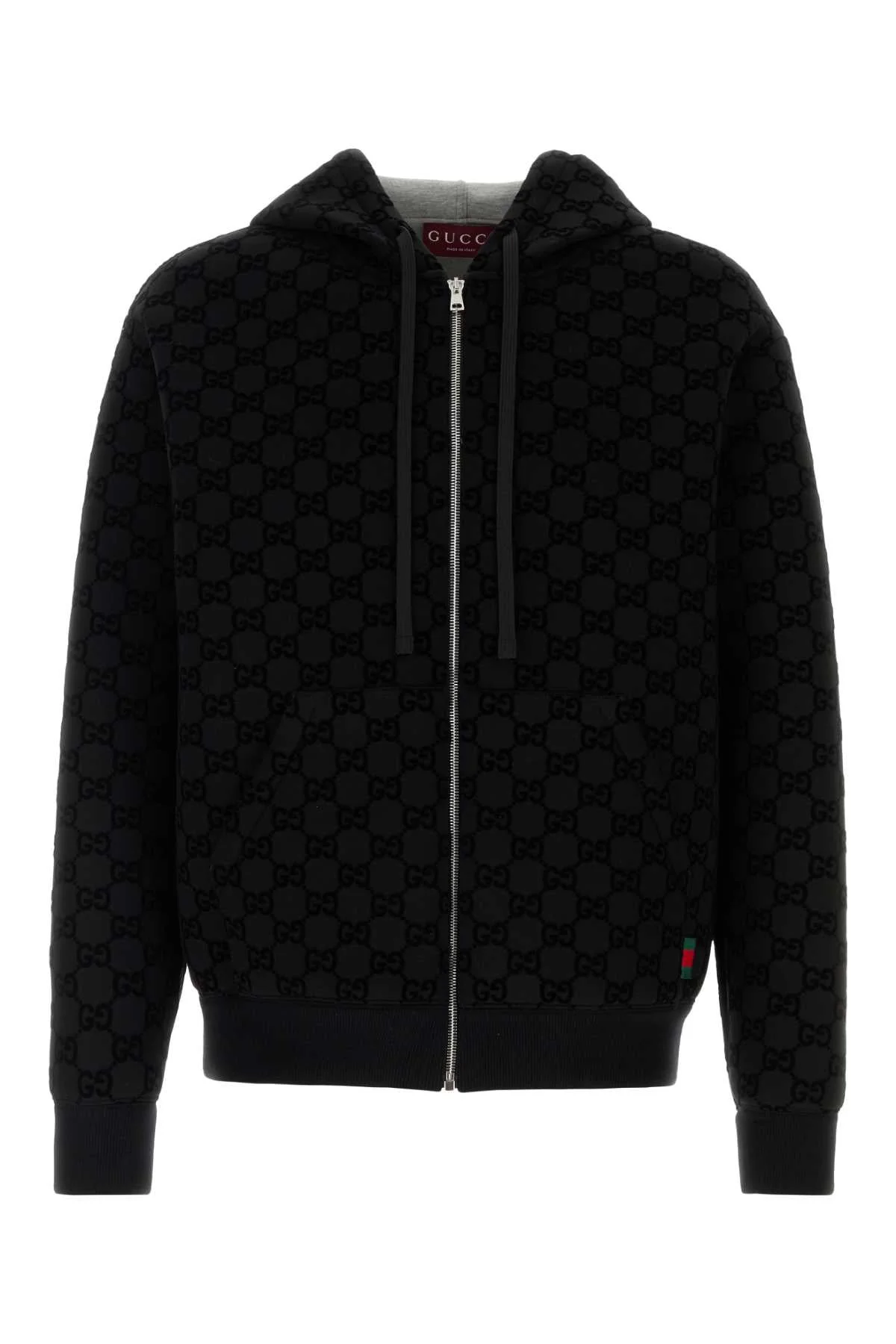 Gucci Men Black Jersey Sweatshirt - 1