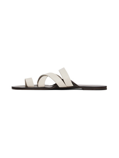 The Row Off-White Kris Sandals outlook