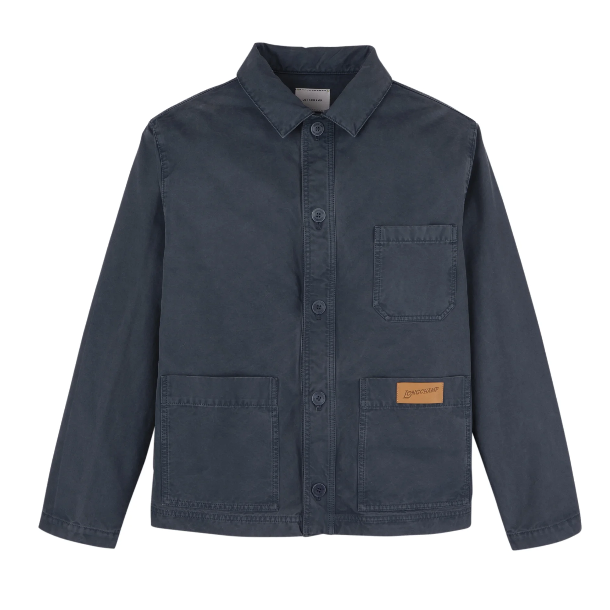 Jacket Slate - Overdyed cotton - 1