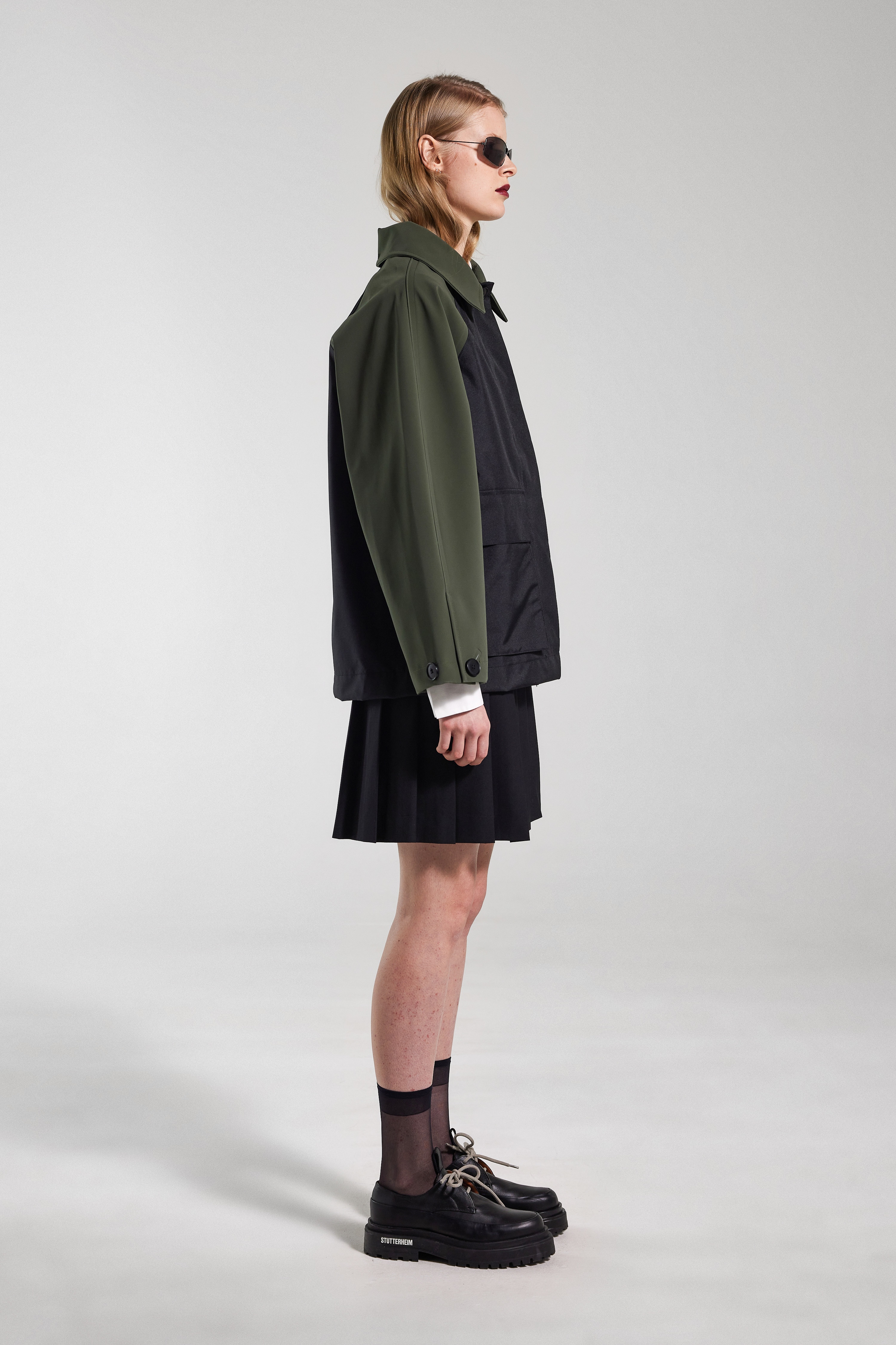 Bandhagen Patch Raincoat Black - 3