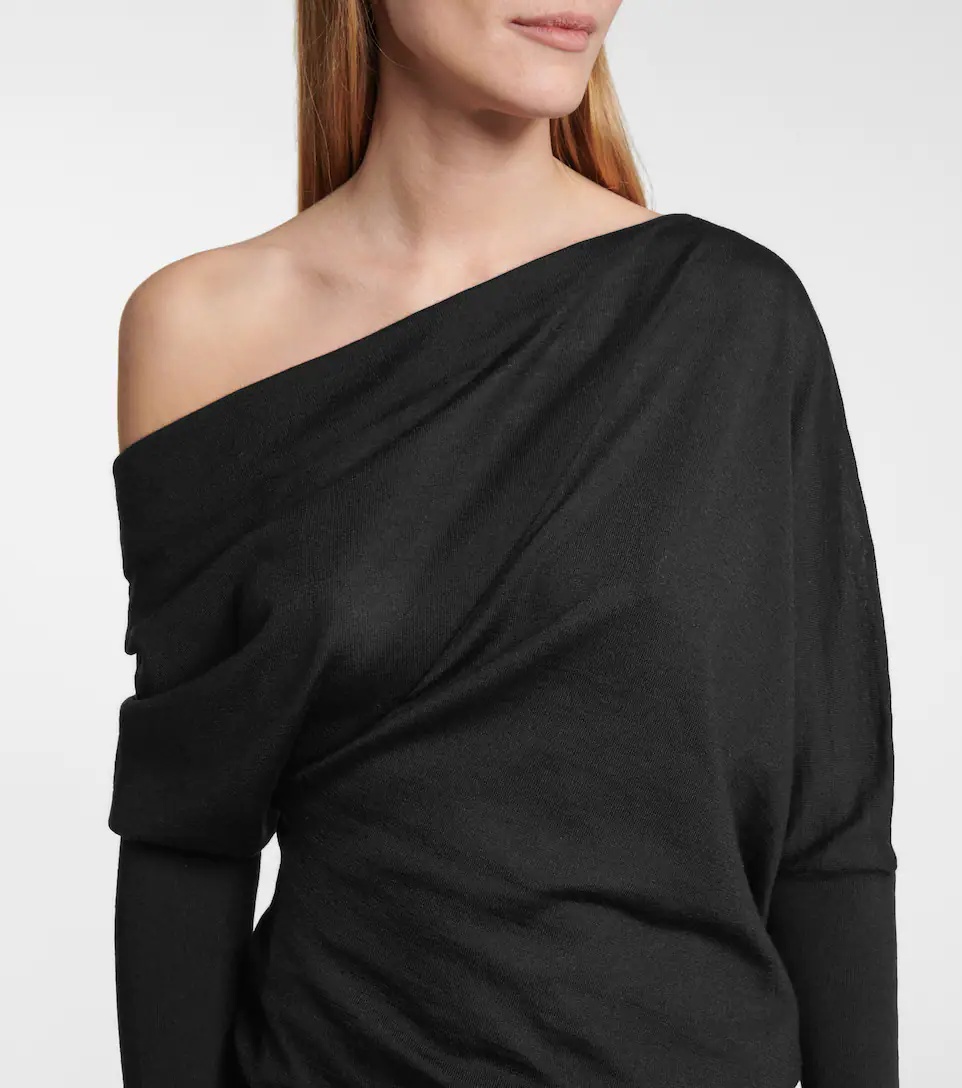 Cashmere and silk sweater - 5