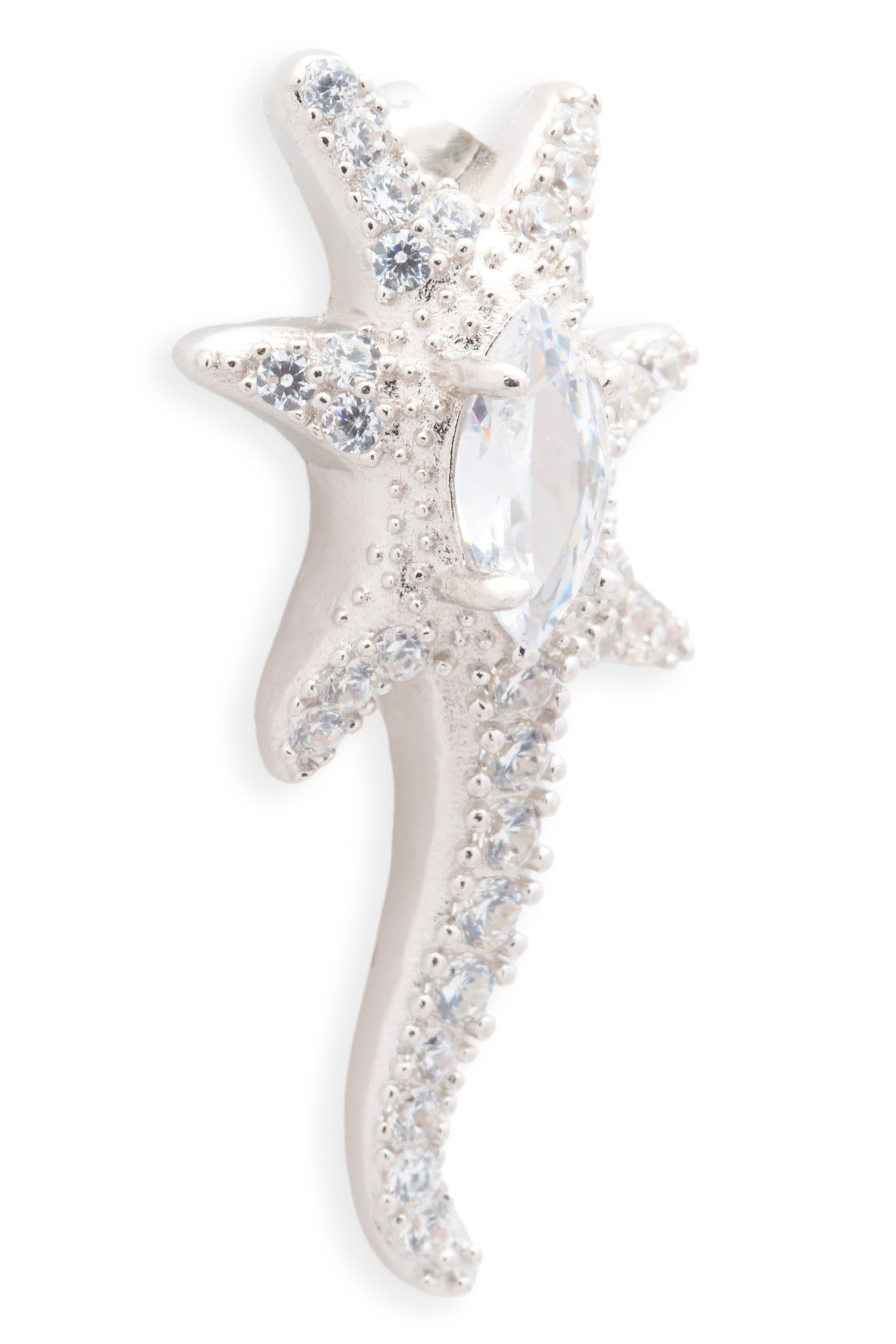 CRYSTAL CLEAR STAR TRAIL EARRINGS - 3