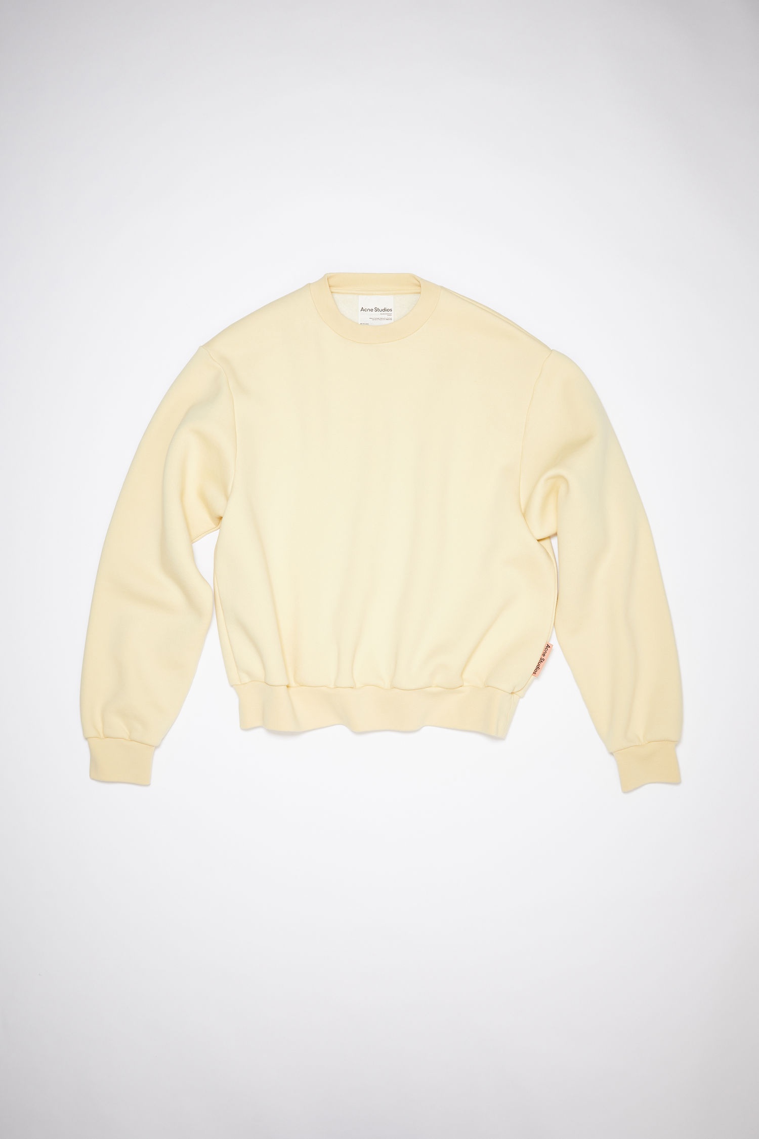 Crew neck sweatshirt - Straw yellow - 4