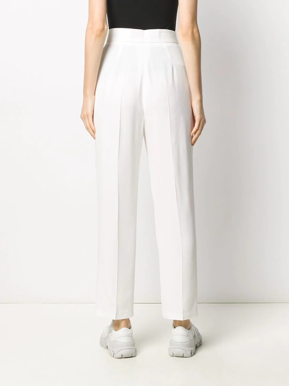 tailored tapered leg trousers - 4