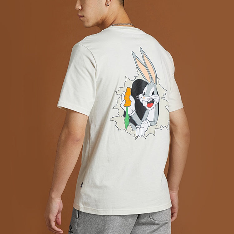 Converse x Bugs Bunny Graphic T-Shirt 'White' 10021413-A01 - 4