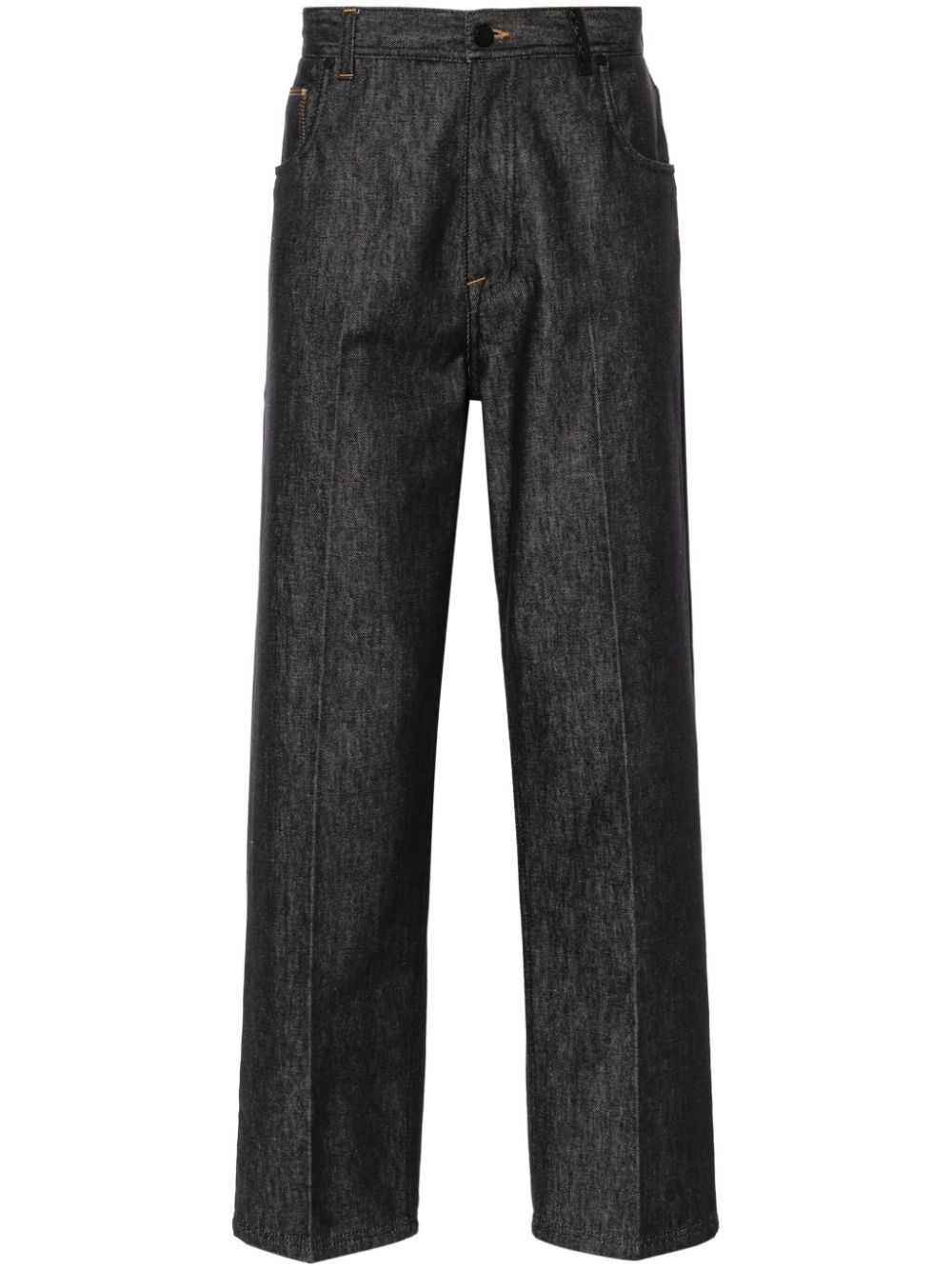 logo-patch jeans - 1