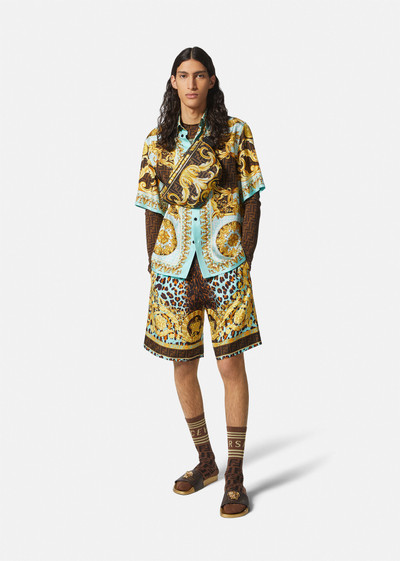 VERSACE Fendace Wild Baroque Silk Shirt outlook