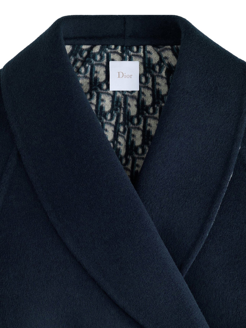 Dior SHORT DOUBLE-BREASTED CABAN WITH BELT outlook