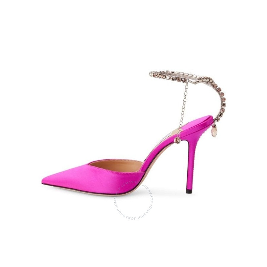 Jimmy Choo Saeda 100 mm Satin Heel - 4