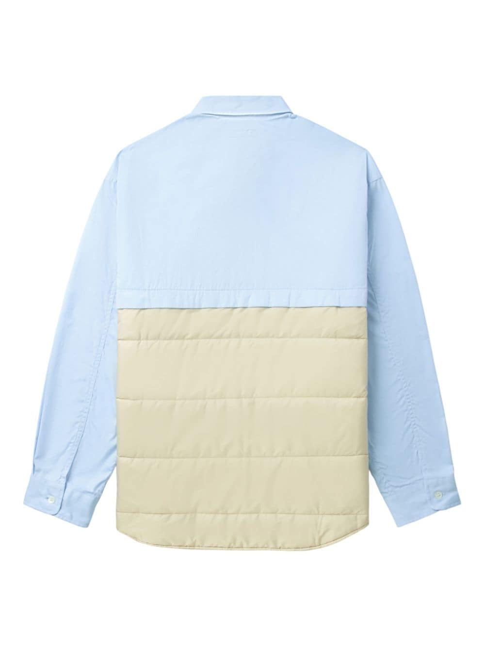 quilted-panel shirt - 6