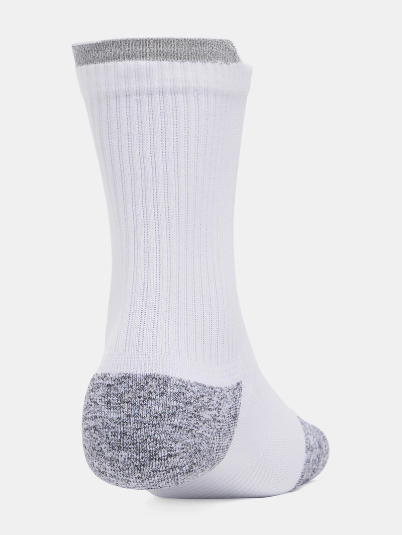 Under Armour Unisex UA ArmourDry® Run Cushion 3-Pack Mid-Crew Socks outlook