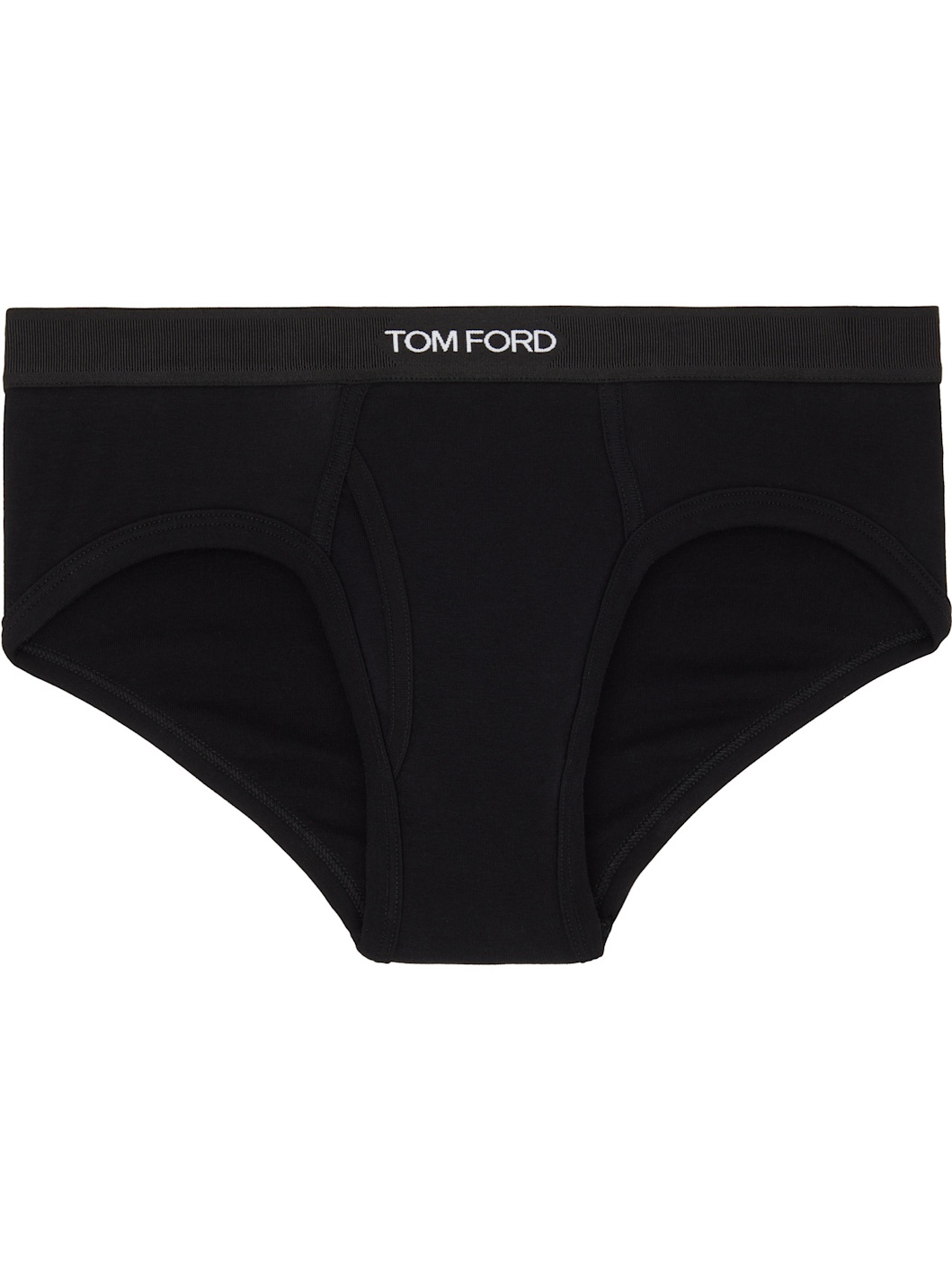 Two-Pack Black & White Cotton Briefs - 2