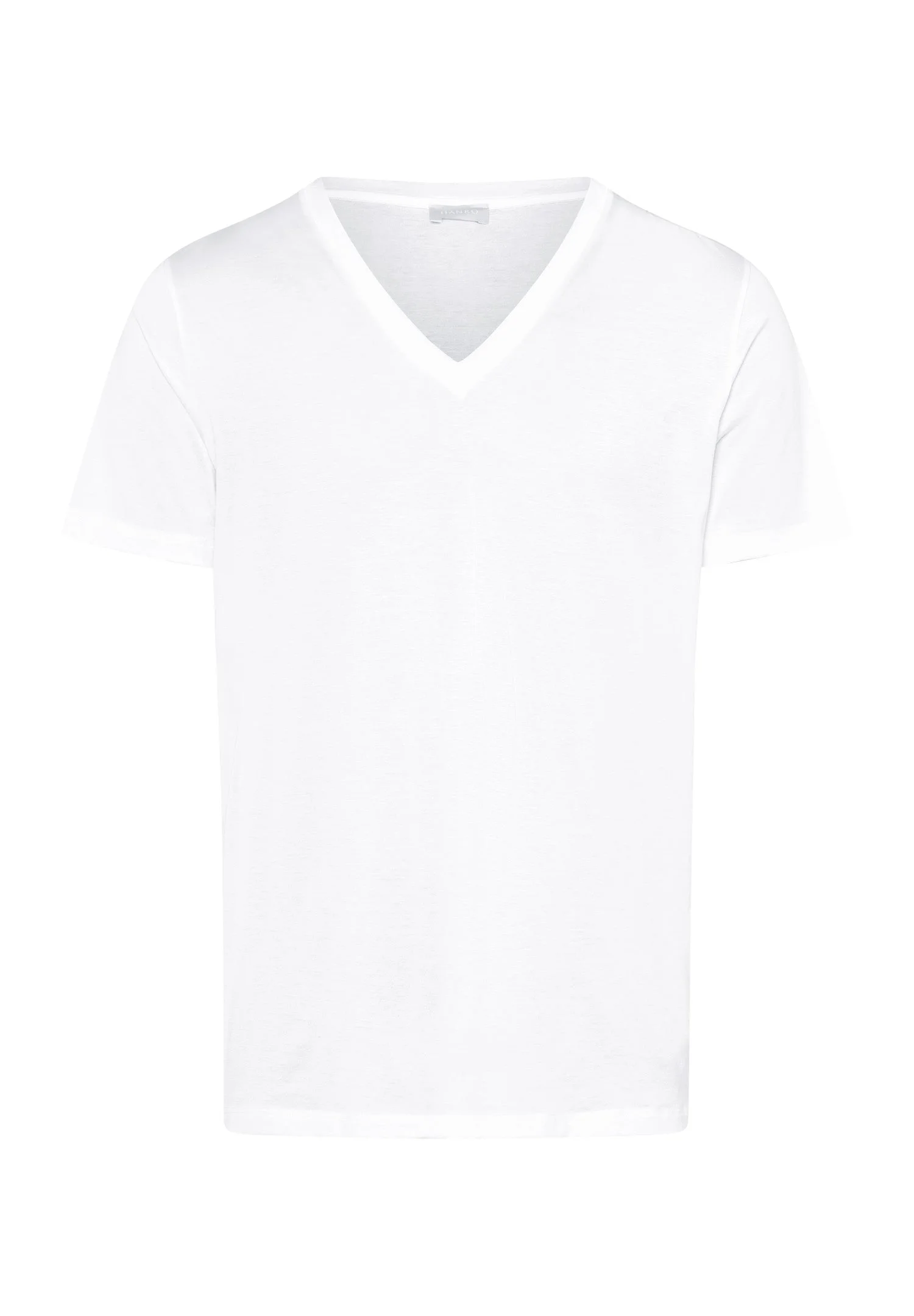 Cotton Sporty V-Neck Cotton T-Shirt - 1