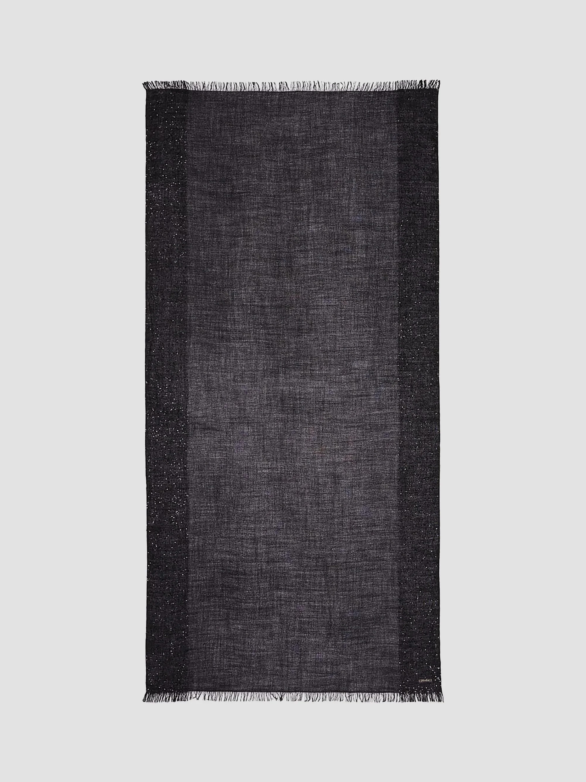 Women's New Dalila Sequin Virgin Wool-Blend Scarf - Black - 1