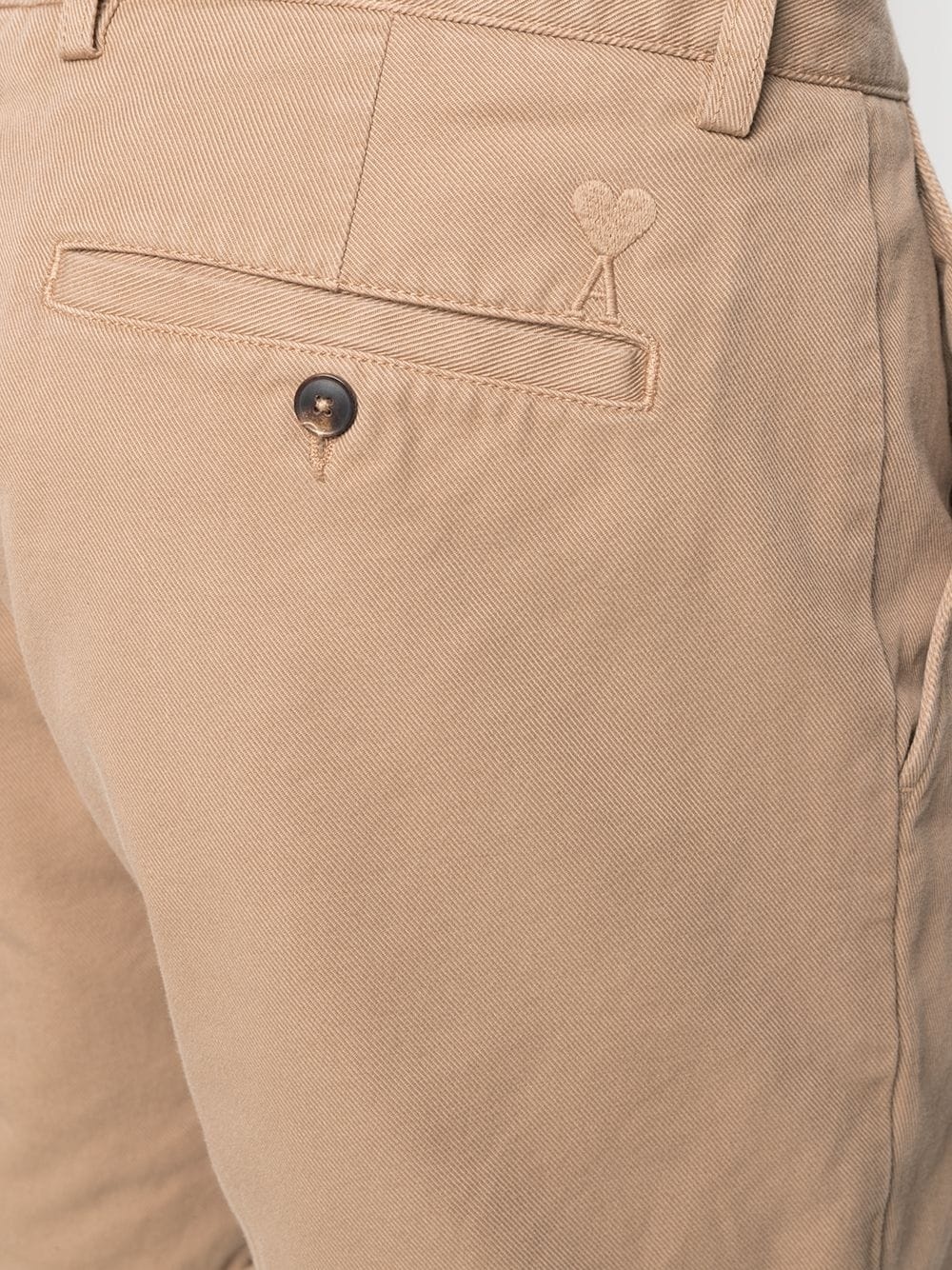 turn-up hem chino shorts - 5