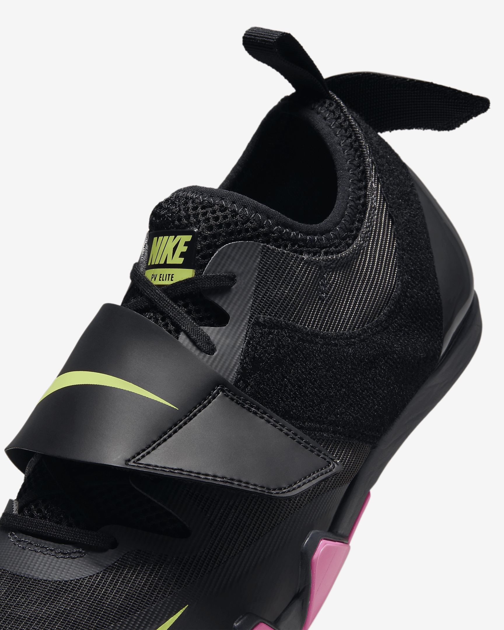 Nike Mens Pole Vault Elite Track Field Spikes  AA1204-004 Black Pink Size 12 Nike Pole Vault Elite Track Spike - Als.com main image 2