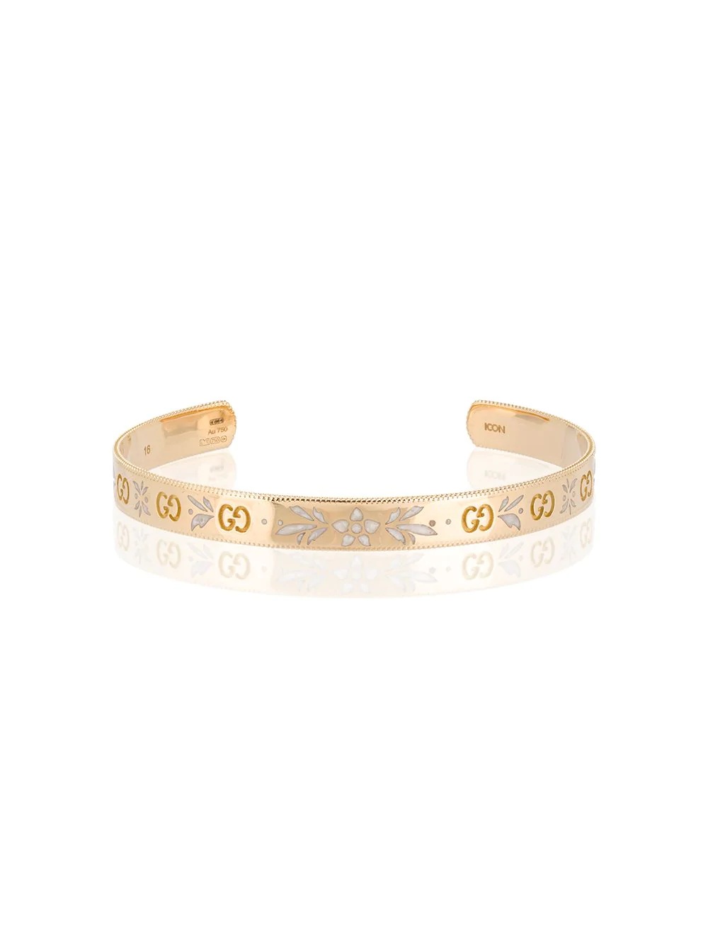 Icon bracelet in yellow gold - 1