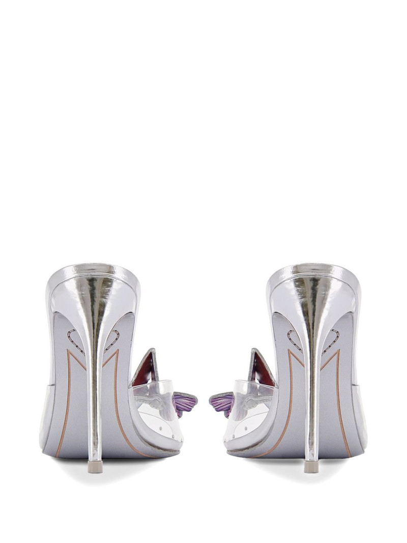 Vanessa butterfly-embellished mules 3