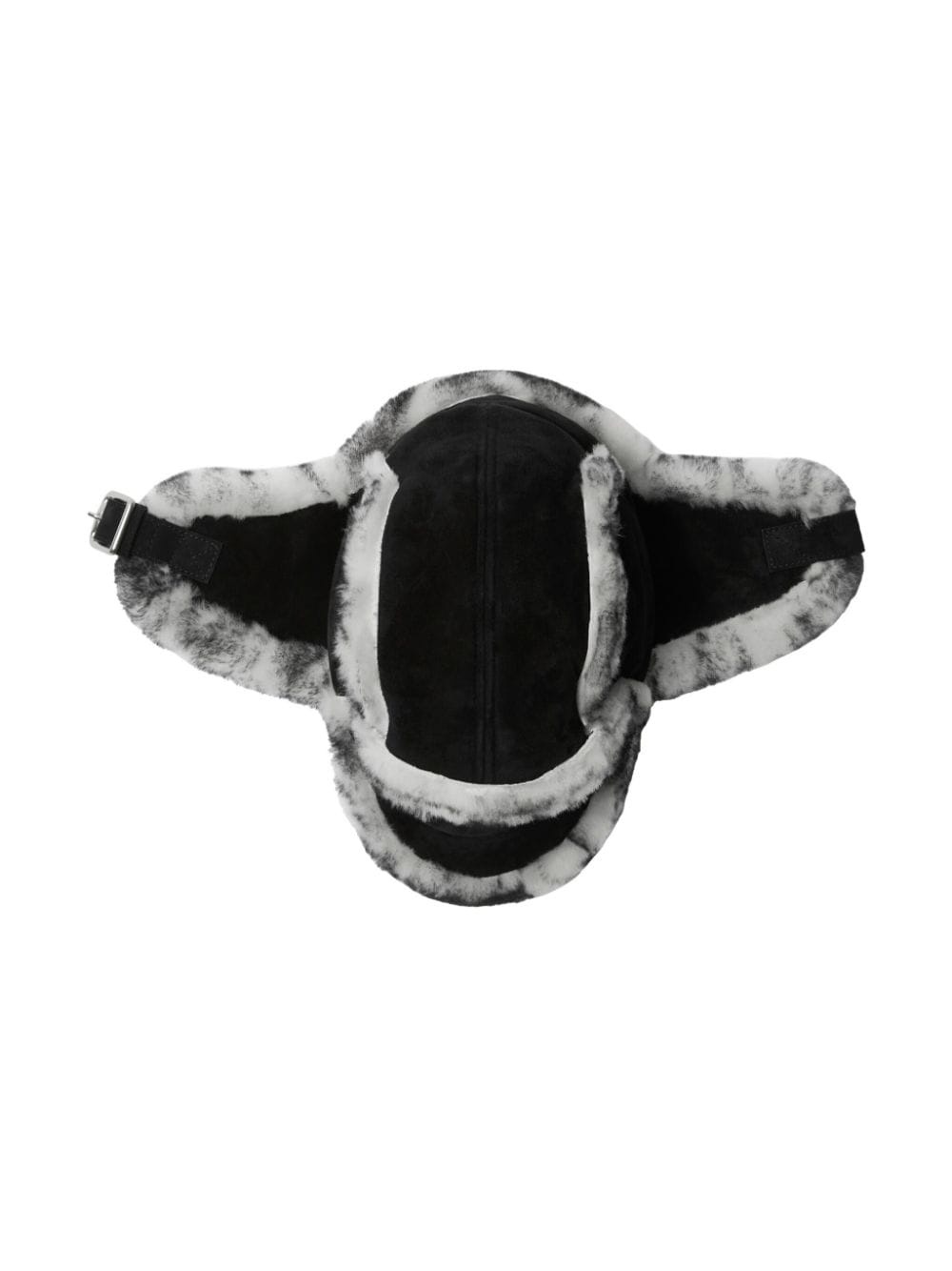 shearling-trimmed trapper hat - 3