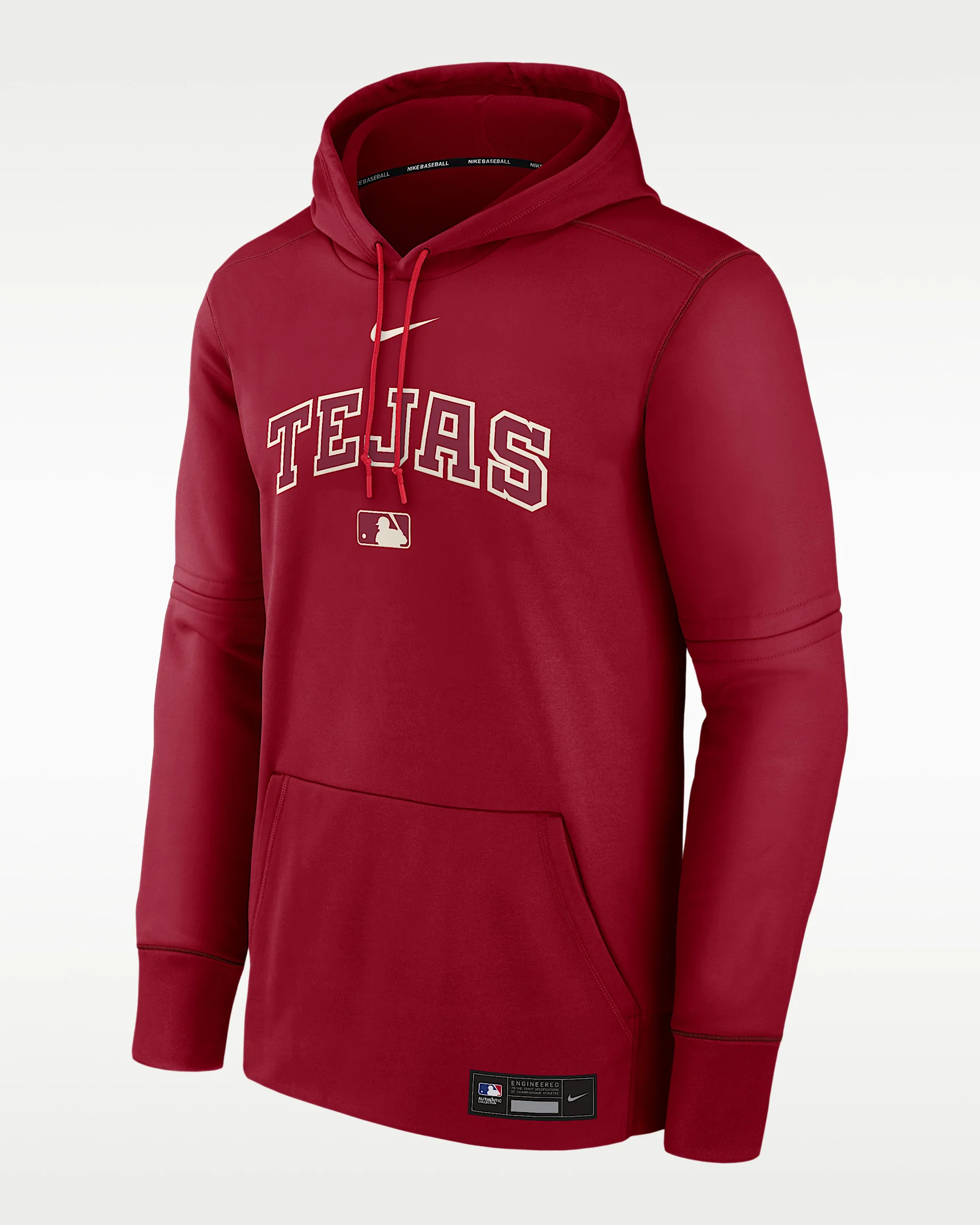 Texas Rangers Authentic Collection City Connect Men's Nike Therma MLB Pullover Hoodie - 1