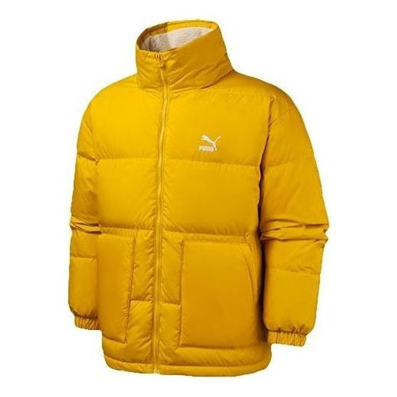 PUMA Classics Down Jacket 'Yellow White' 596548-20 - 1