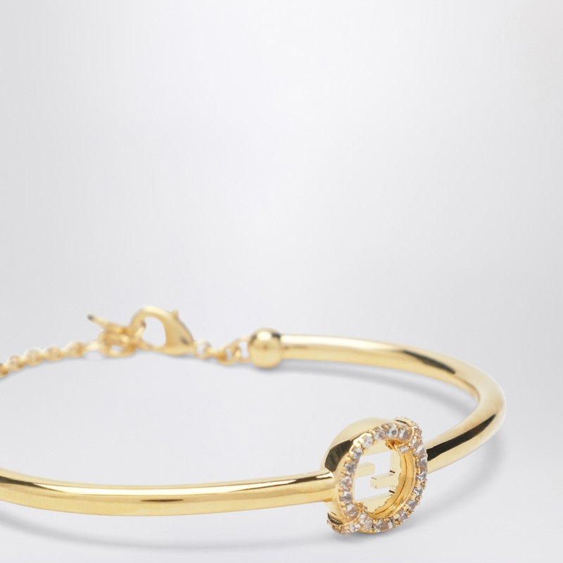 Fendi Gold-Coloured Everround Bracelet Women - 2