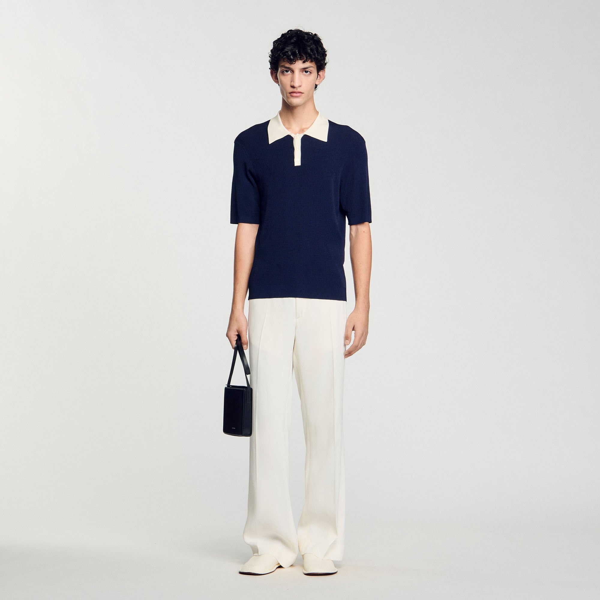 TWO-TONE POLO SHIRT - 1