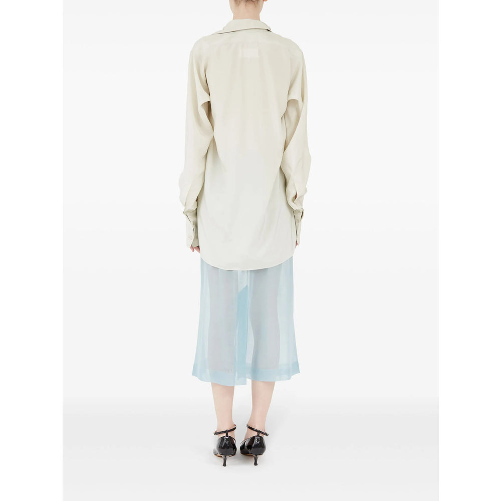 Maison Margiela Neutrals Tops - Shirts Women - 4