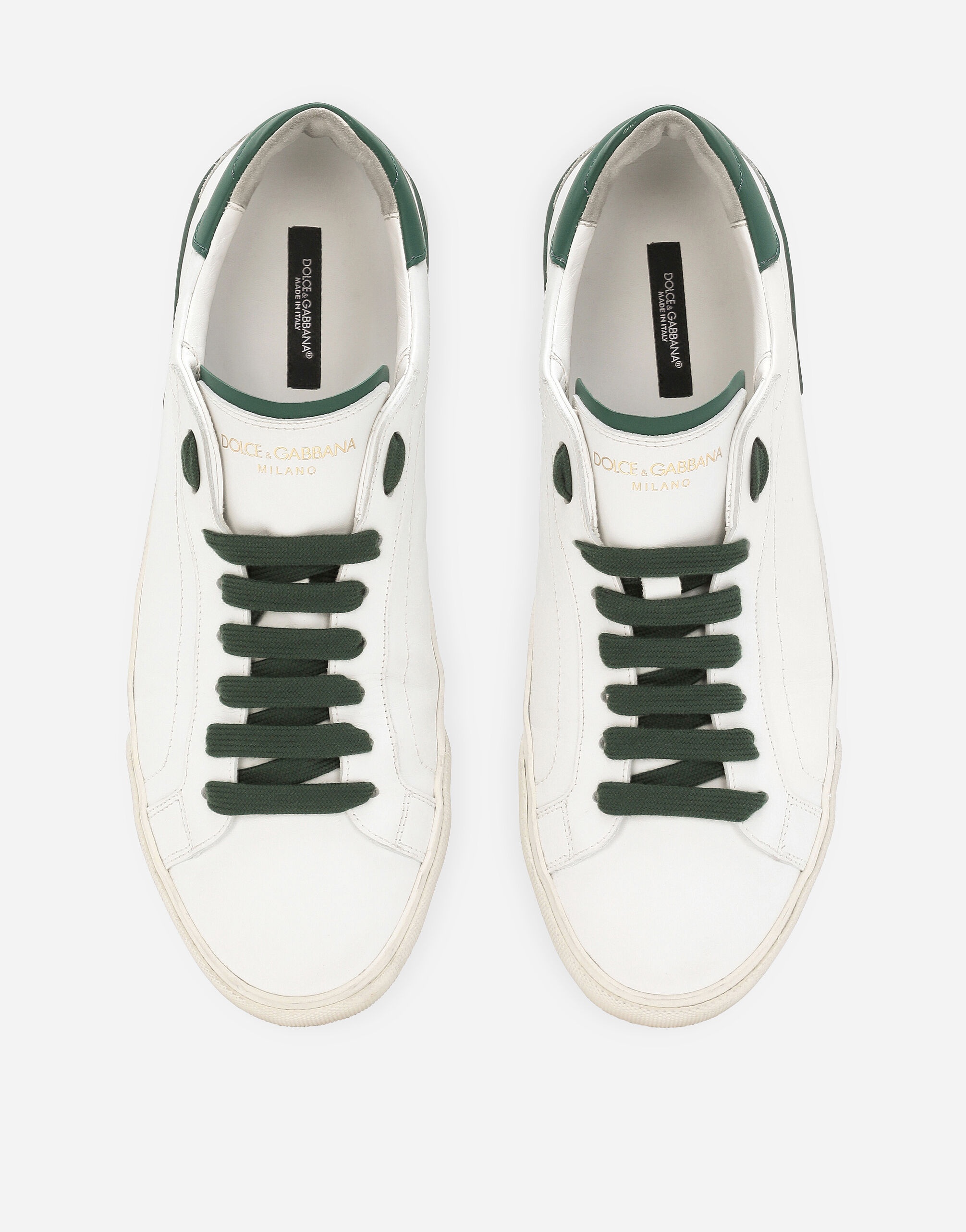 Portofino vintage calfskin sneakers - 4