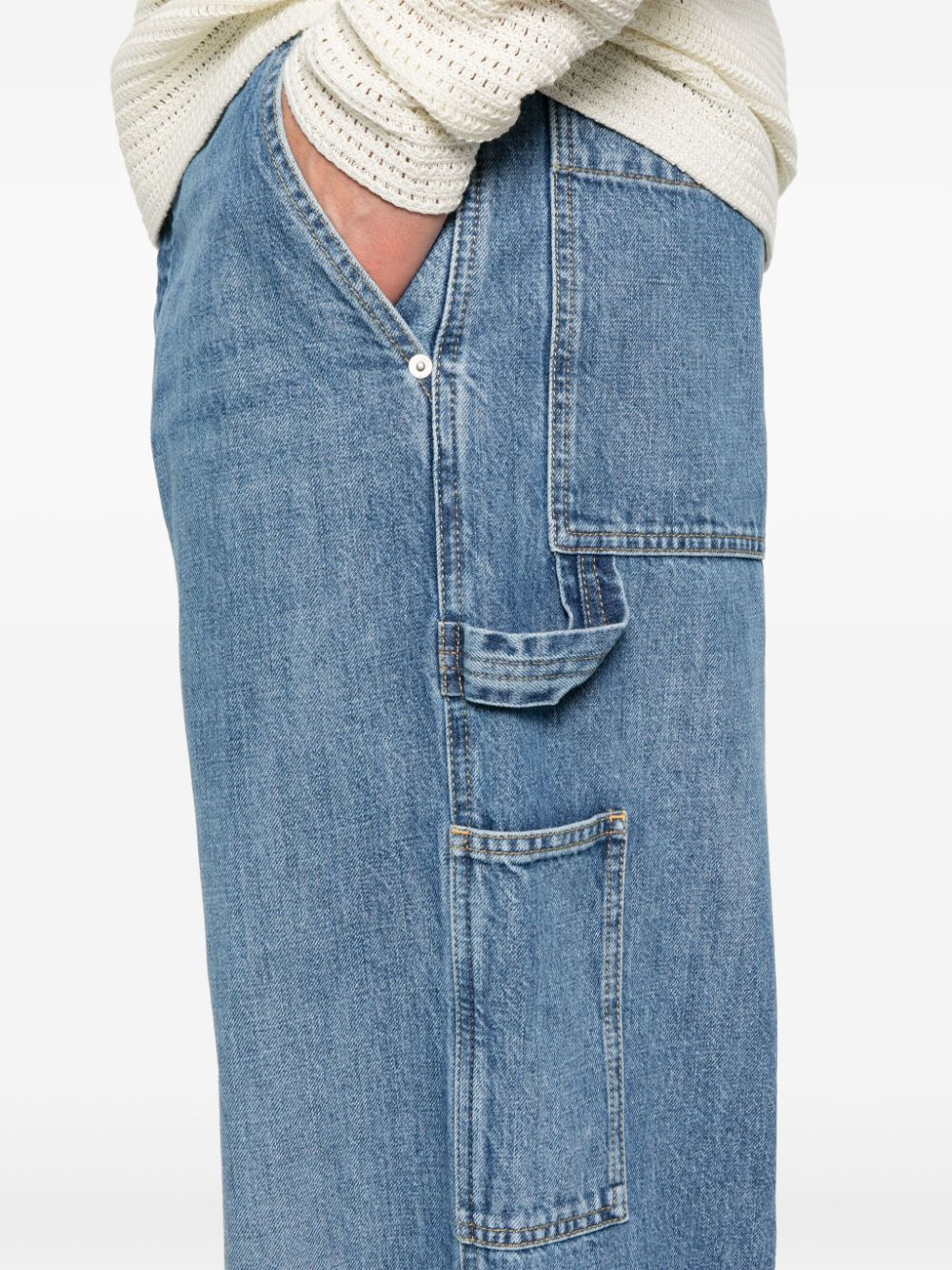 Bottega Veneta Men New Eco Wash Trousers - 5