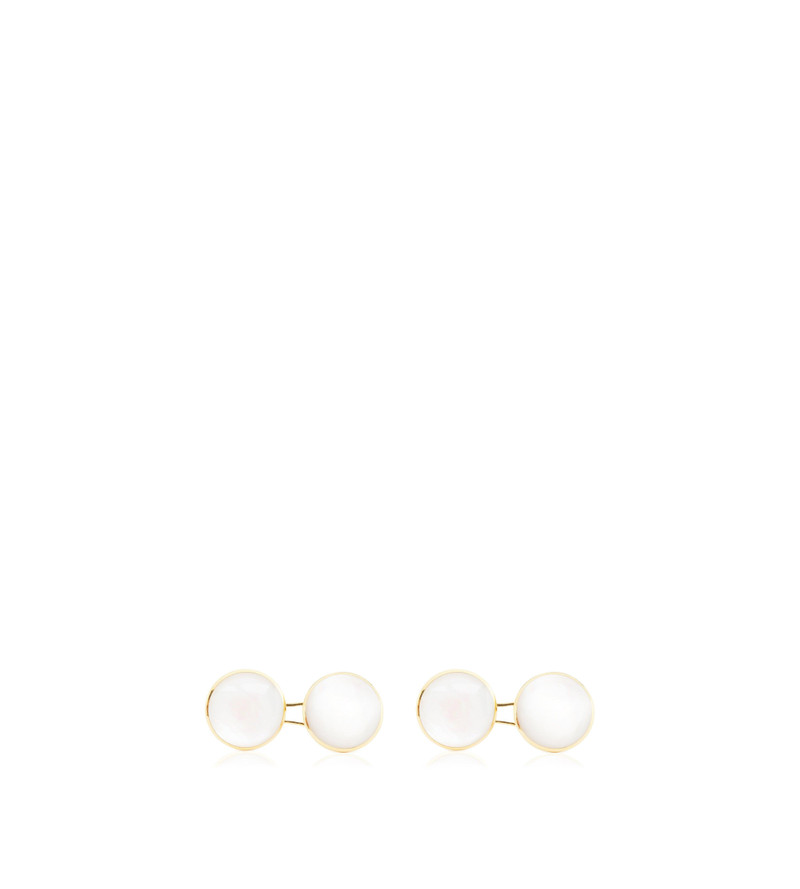 TOM FORD MOTHER OF PEARL ROUND CUFFLINKS outlook