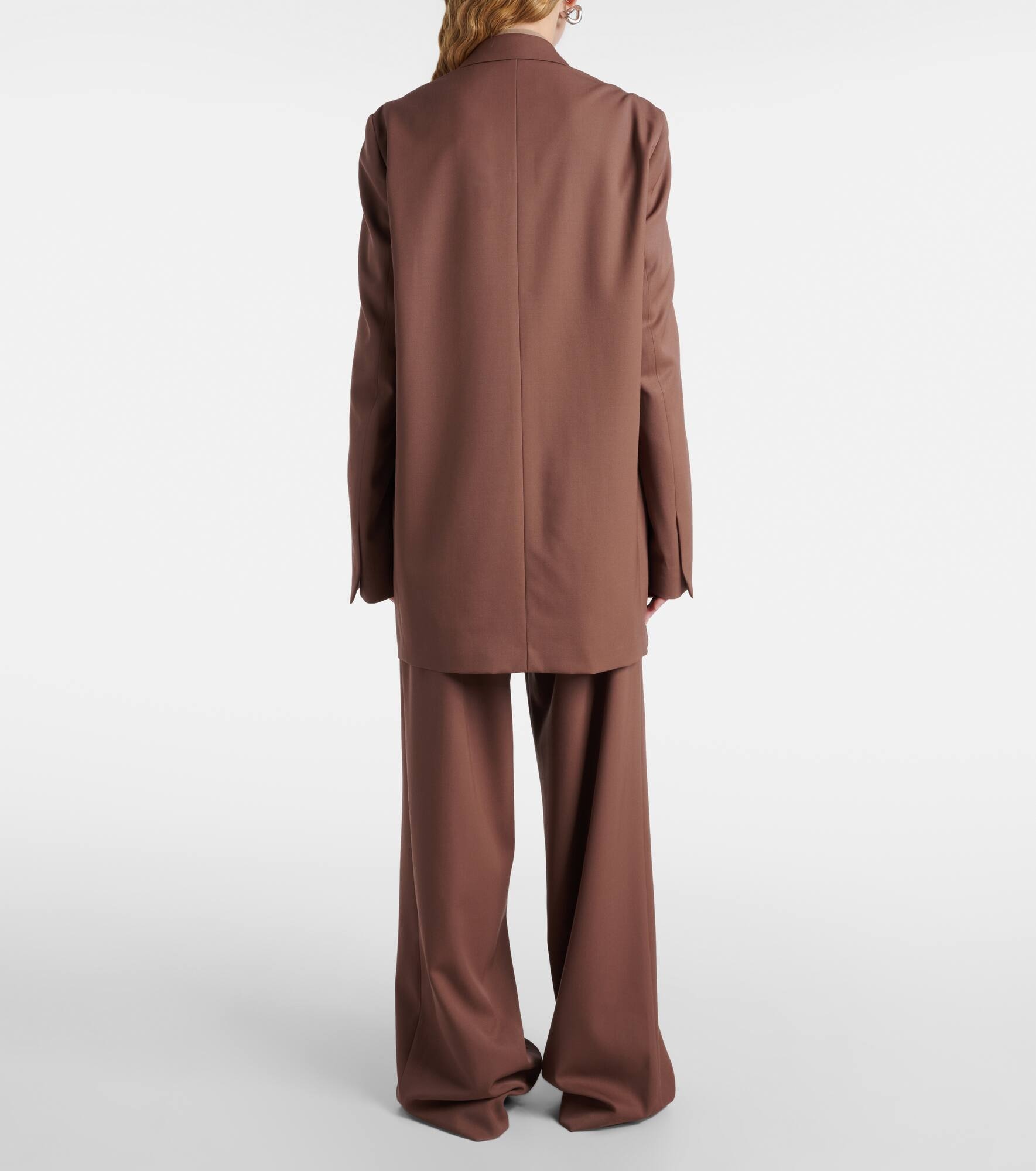 Oversized wool blazer - 3