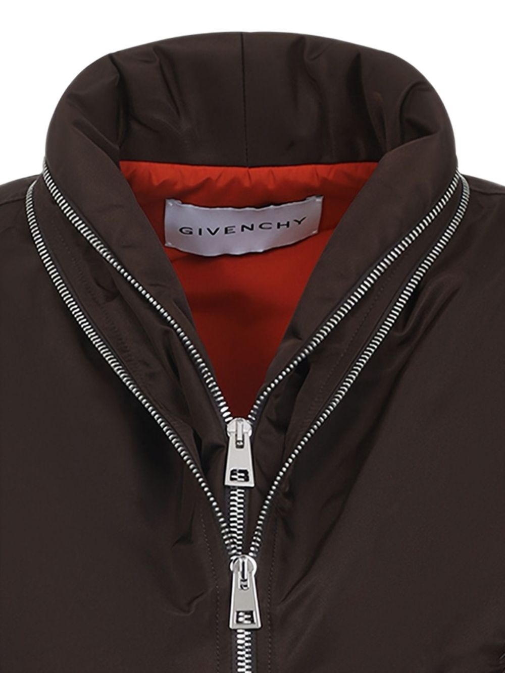 zip-fastening bomber jacket - 3