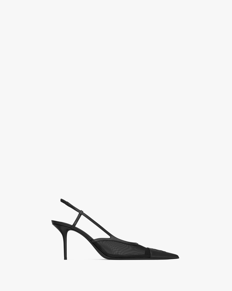 RENÉE SLINGBACK PUMPS IN MESH - 1