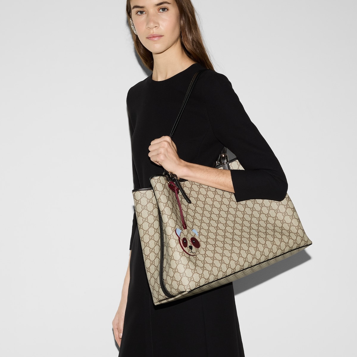 GG Emblem large tote bag - 6