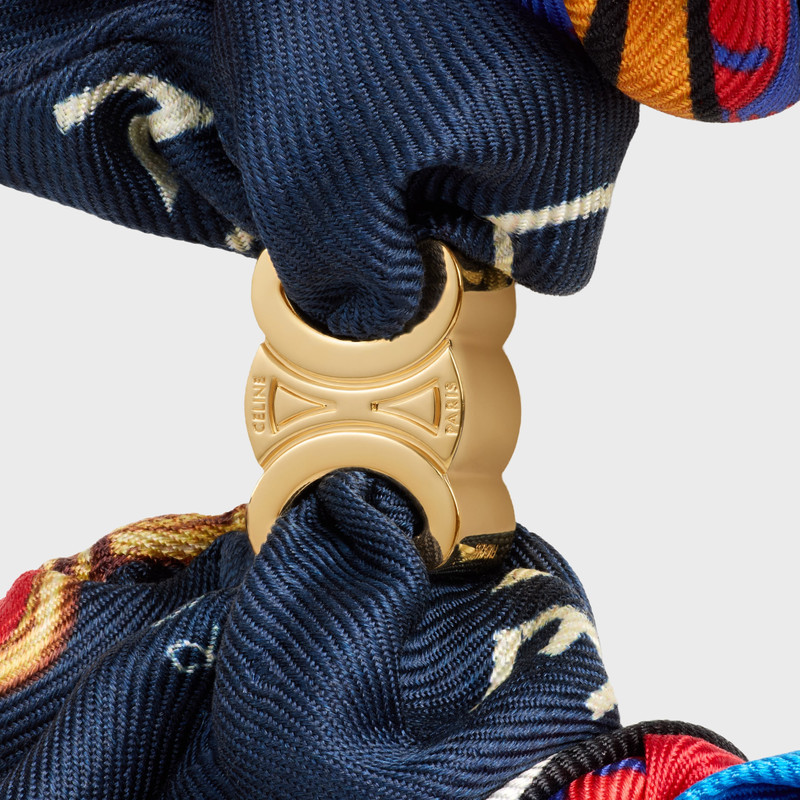 CELINE CELINE TASSELS SCRUNCHY IN SILK AND STEEL outlook