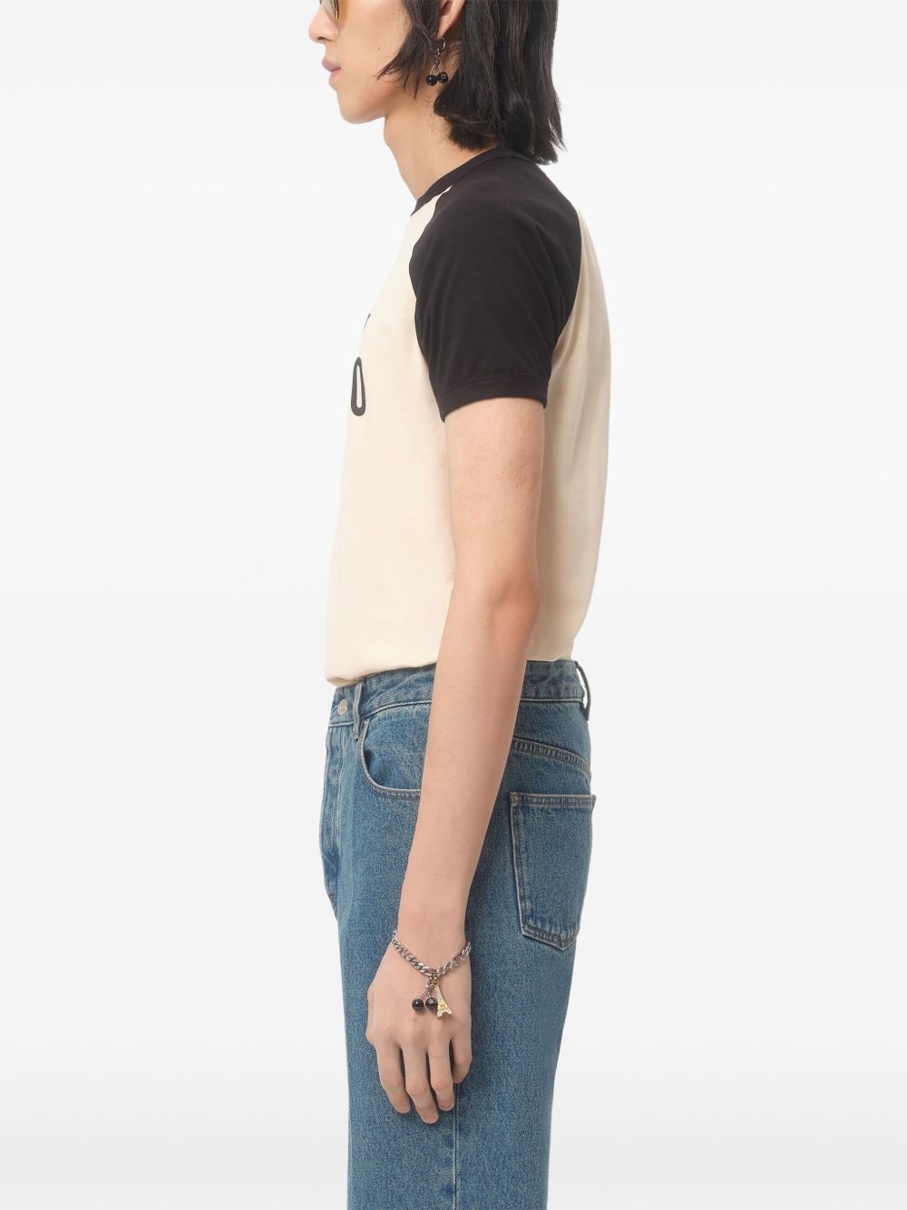 Chez-print T-shirt - 3