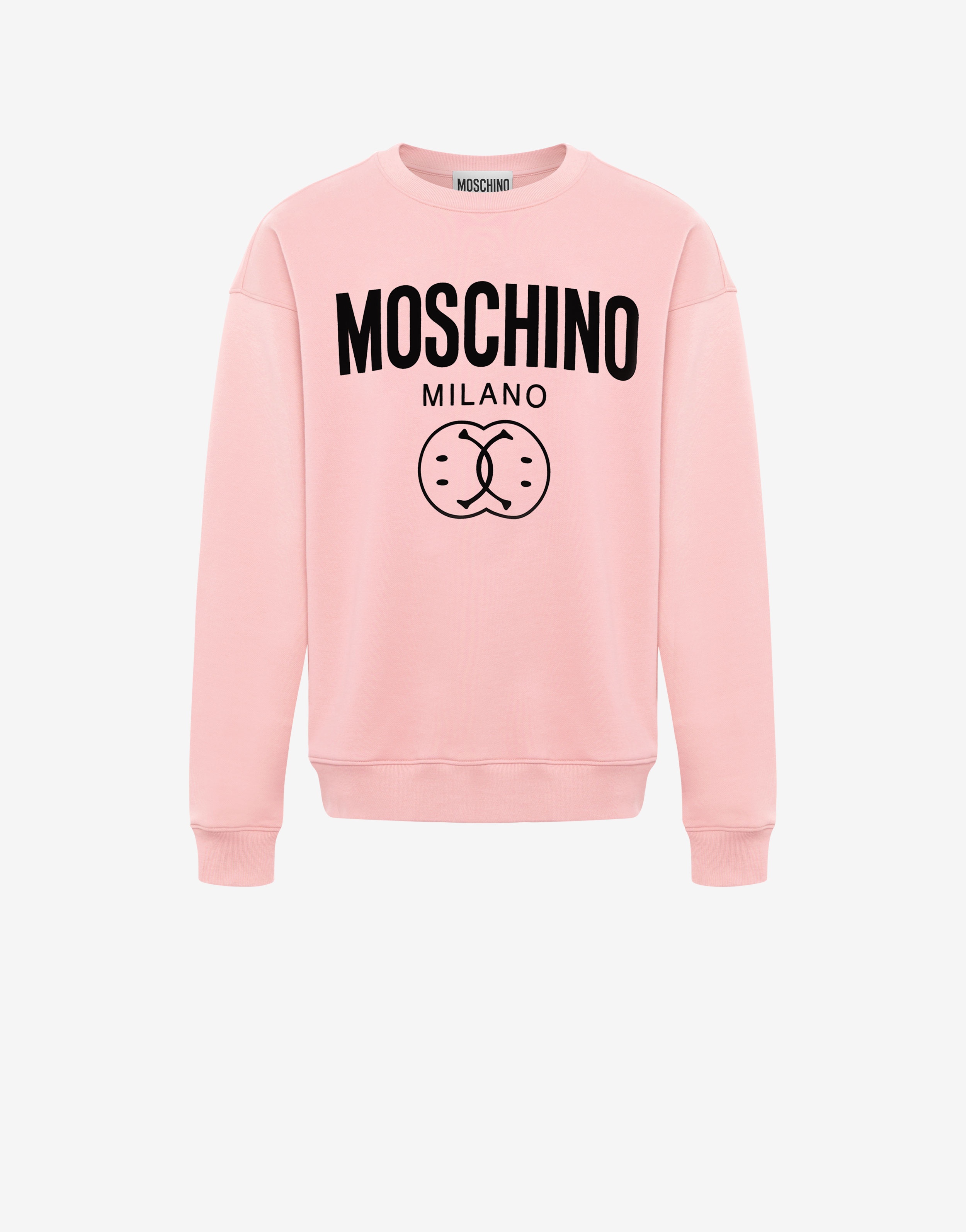 DOUBLE SMILEY® LOGO ORGANIC COTTON SWEATSHIRT - 1