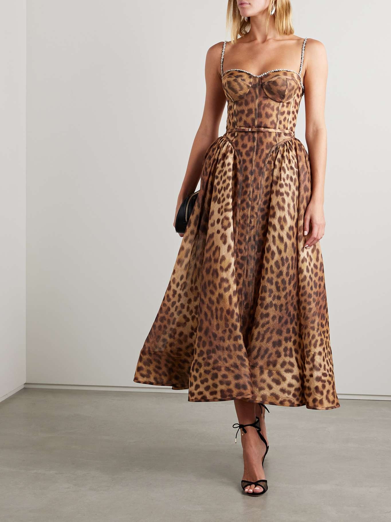 knee length dresses for ladies Floral Crush Midi Dress main image 0