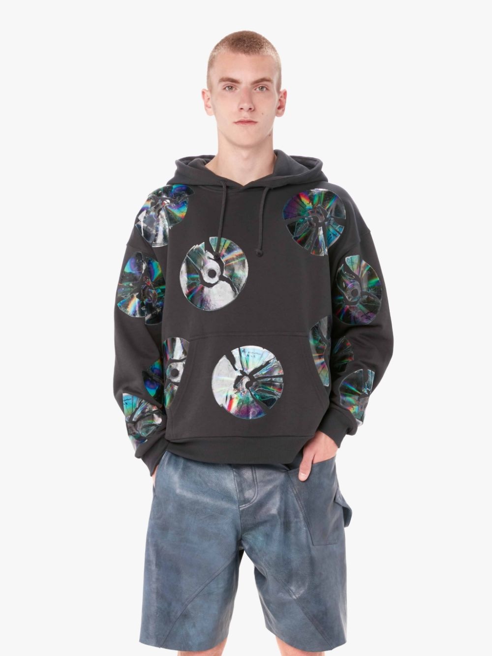 SMASHED CD HOODIE - 2